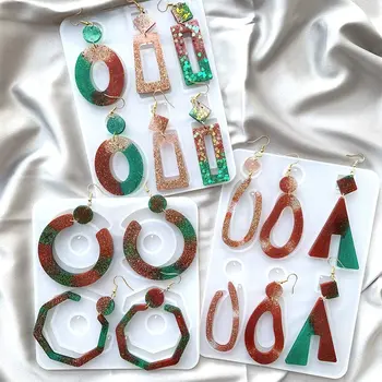 503pcs silicone molds for resin designer DIY Retro Drop Dangle Style Earring Molds polymer clay epoxy molds with ring and hook
503pcs silicone molds for resin designer DIY Retro Drop Dangle Style Earring Molds polymer clay epoxy molds with ring and hook