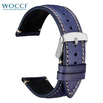 WOCCI Watch Strap 14mm 18mm 20mm 22mm Watchband for Women Men Black with Red Stitching Cowhide Leather Strap on Belt Bracelet
WOCCI Watch Strap 14mm 18mm 20mm 22mm Watchband for Women Men Black with Red Stitching Cowhide Leather Strap on Belt Bracelet