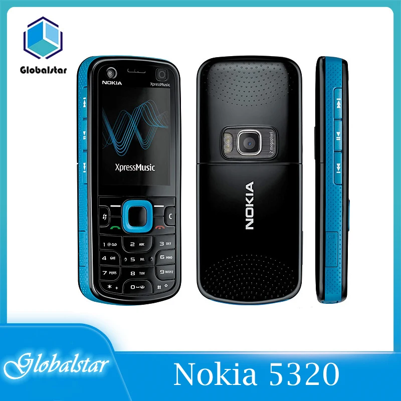 Nokia 5320 Восстановленный Оригинальный XpressMusic Мобильный телефон разблокированный