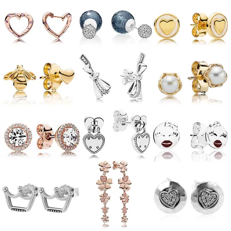 925 Sterling Silver Elegance Golden Bee Padlock-inspired Love Locks Brilliant Bow Fashion Stud Earrings For Women Jewelry Gift
925 Sterling Silver Elegance Golden Bee Padlock-inspired Love Locks Brilliant Bow Fashion Stud Earrings For Women Jewelry Gift
