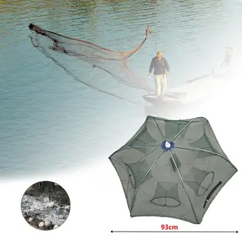 Fishing Cage Folding Fishnet Crawfish Fish Line Shrimp Net Fishing Net Shrimp Cage Practical Portable Green 6 Holes
Fishing Cage Folding Fishnet Crawfish Fish Line Shrimp Net Fishing Net Shrimp Cage Practical Portable Green 6 Holes