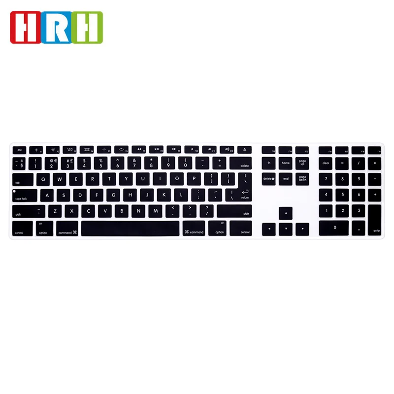 HRH Transparent Silicone Keyboard Cover Keypad Skin For IMac G6 MB110LL/B and MB110LL/A with Numeric Keypad NumberPad EU/US
HRH Transparent Silicone Keyboard Cover Keypad Skin For IMac G6 MB110LL/B and MB110LL/A with Numeric Keypad NumberPad EU/US