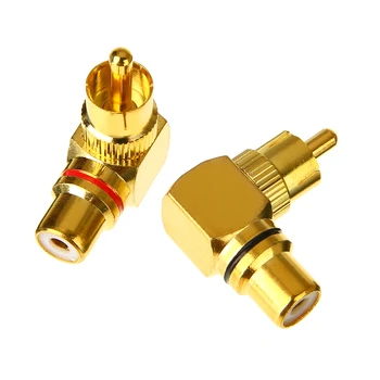 10pcs Gold Plated Male to Female Audio Adapter RCA Connector Plug Adapters 90 Degree Right Angle RCA AV Plugs Converter
10pcs Gold Plated Male to Female Audio Adapter RCA Connector Plug Adapters 90 Degree Right Angle RCA AV Plugs Converter