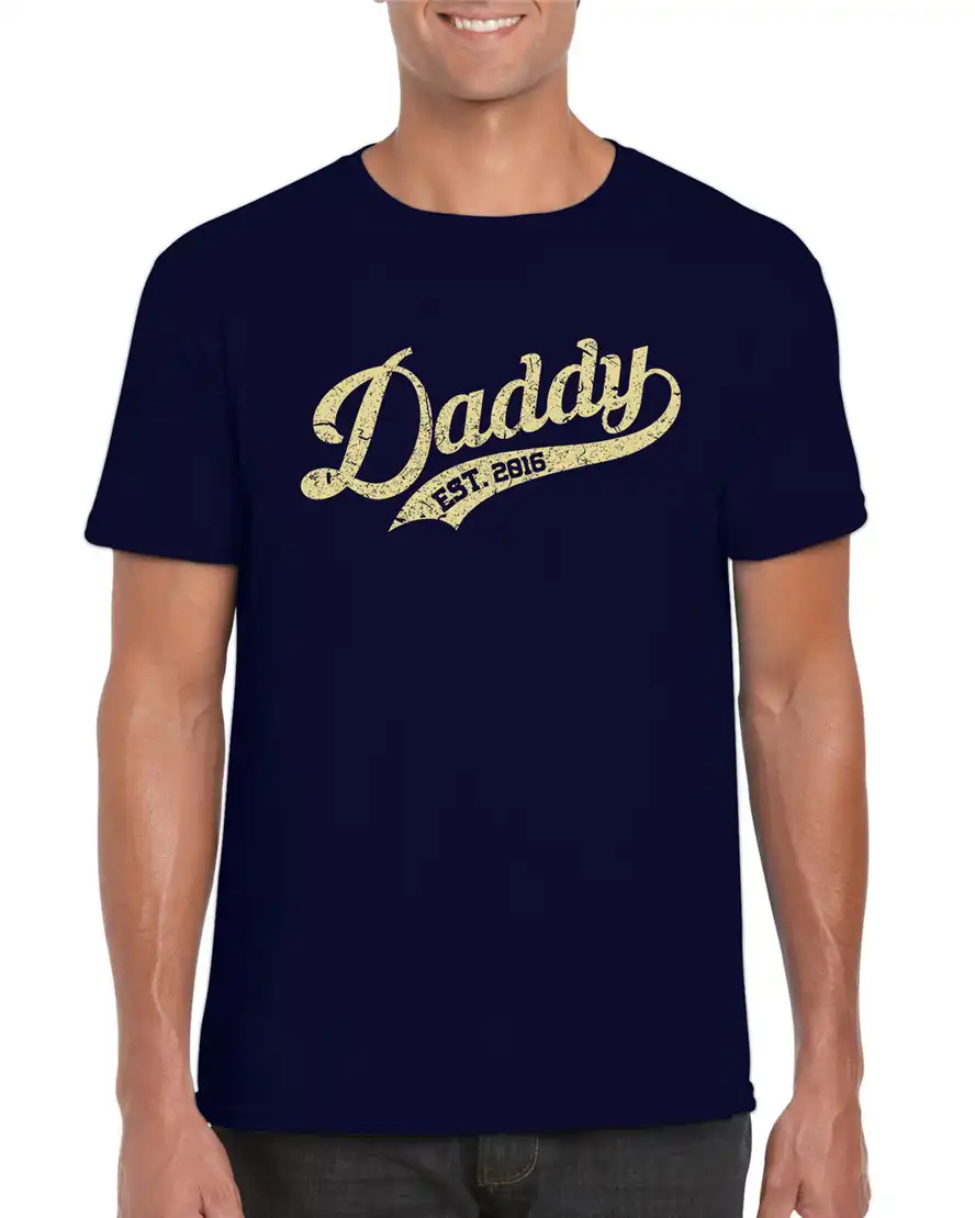 2019 year fathers day dad retro vintage style graphic t-shirt