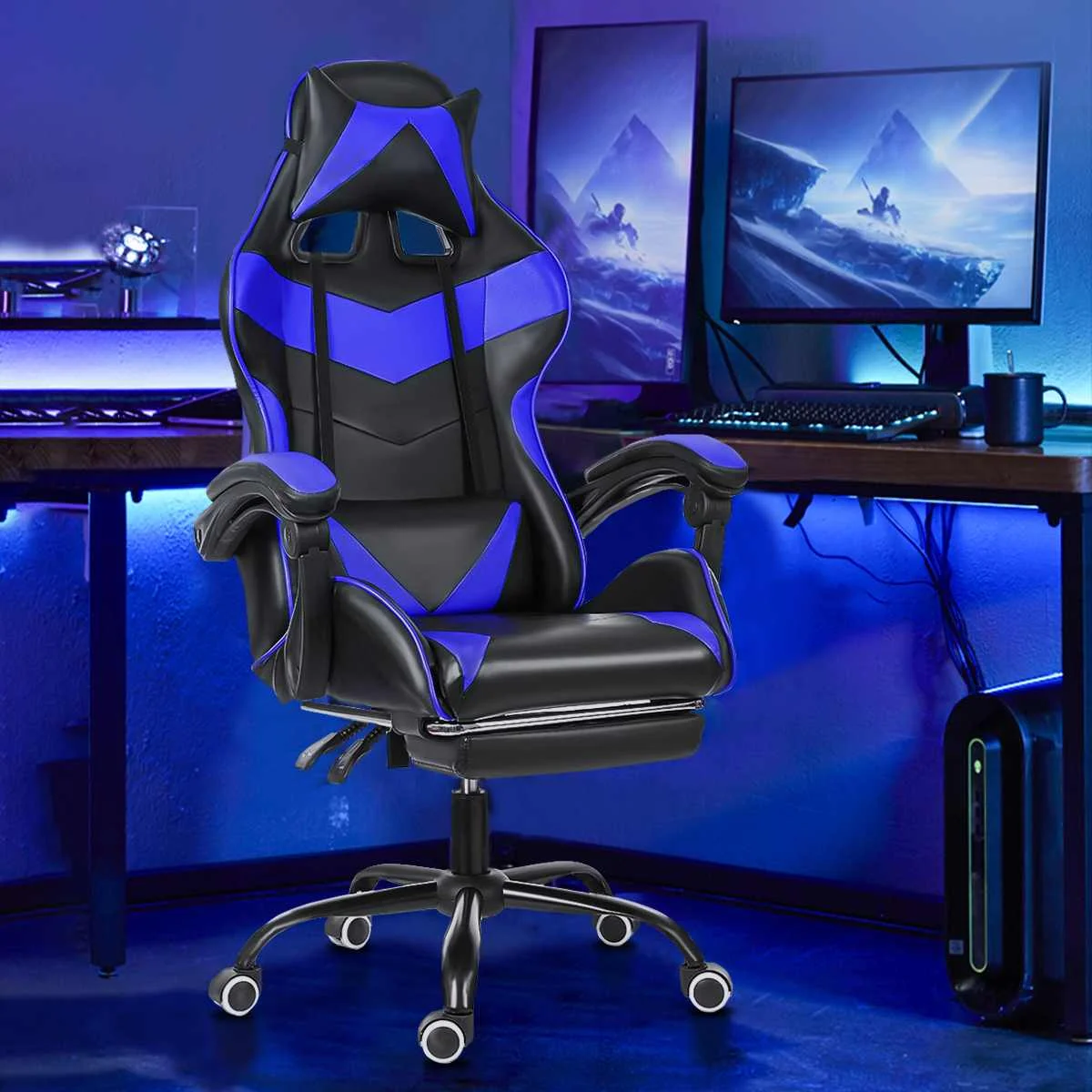 Office Chairs Racing Leather Reclining Gaming Chair WCG Computer Chair Household Chair Desk Chair Armchairs Office Furniture Office Chairs Racing Leather Reclining Gaming Chair WCG Computer Chair Household Chair Desk Chair Armchairs Office Furniture