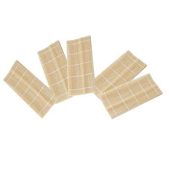 6 Pcs Sushi Making Rolling Mat Natural Bamboo 9.5 Inch X9.5 Inch,Reusable Sushi Mold Sushi Roller
6 Pcs Sushi Making Rolling Mat Natural Bamboo 9.5 Inch X9.5 Inch,Reusable Sushi Mold Sushi Roller