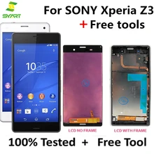 Écran tactile Pour SONY Xperia Z3 LCD Affichage D6603 Remplacement 5.2 Pour SONY Xperia Z3 Écran LCD Double D6633=