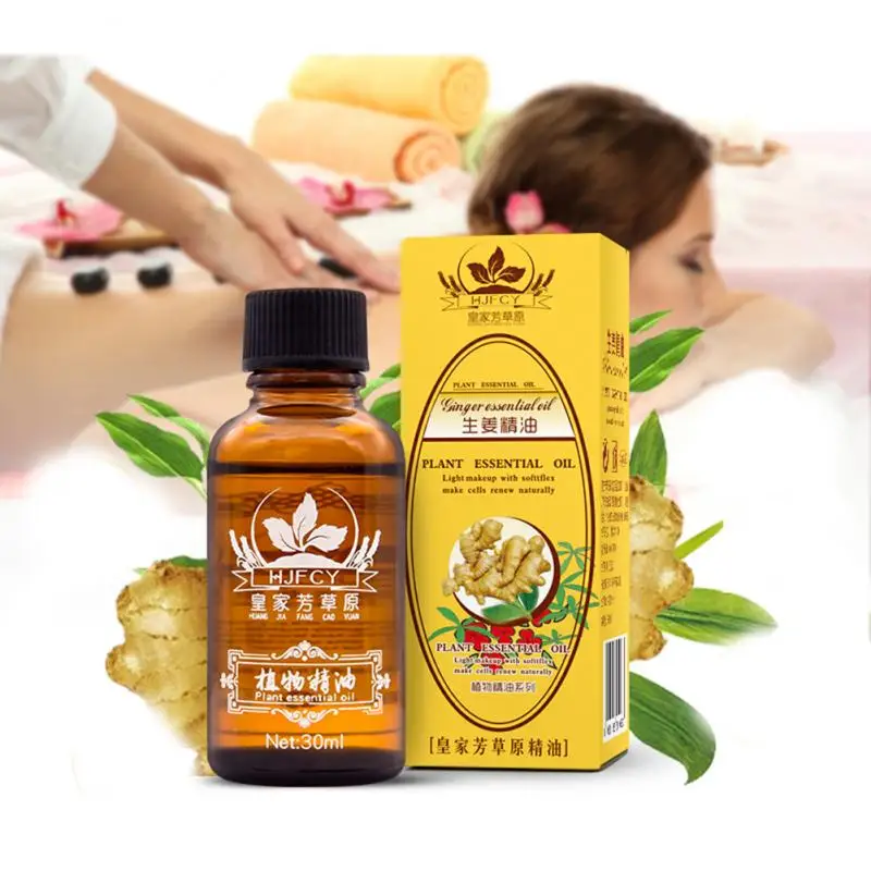 30ml Pro Pure Plant Essential Oil Ginger Body Massage Thermal For Scrape Therapy SPA Hot TSLM2 | Красота и здоровье