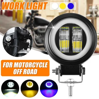 2Pcs 3" 20W 12V 24V Round Waterproof LED Angel Eyes Work Light Spot Light For Motorcycle Offroad
2Pcs 3" 20W 12V 24V Round Waterproof LED Angel Eyes Work Light Spot Light For Motorcycle Offroad