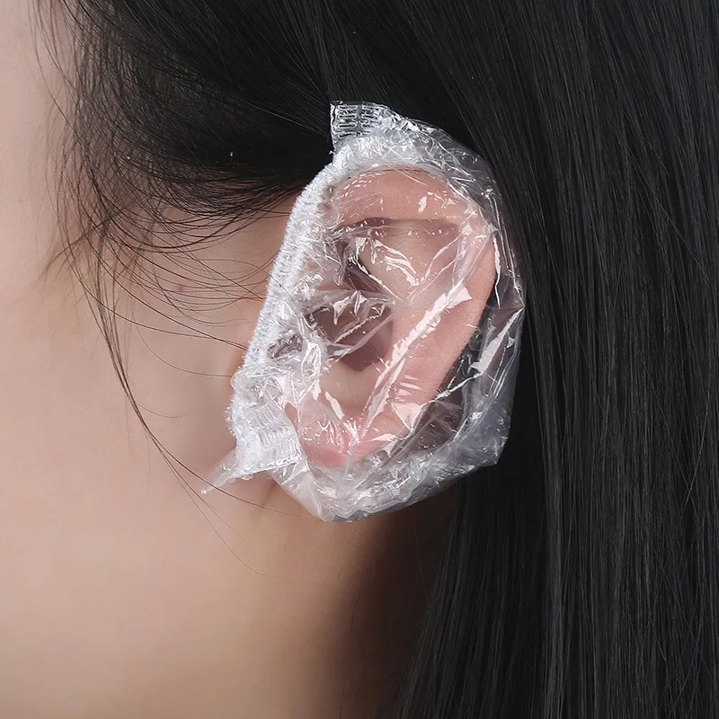 50/100pcs Disposable Plastic Waterproof Ear Cover Bath Shower Salon Caps Ear Protector Cover One-off Earmuffs Hair Dyeing Tools
50/100pcs Disposable Plastic Waterproof Ear Cover Bath Shower Salon Caps Ear Protector Cover One-off Earmuffs Hair Dyeing Tools