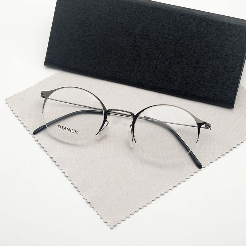 Pure Hand Made Titanium Glass Frame Women Ultralight Prescription Eyeglass Women Korean Myopia Optical Frame Screwless Eyewear
Pure Hand Made Titanium Glass Frame Women Ultralight Prescription Eyeglass Women Korean Myopia Optical Frame Screwless Eyewear