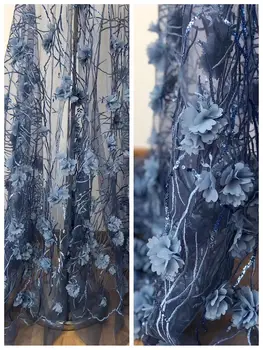 2019 High Quality Sky Blue Nigerian Tulle Lace Fabrics Latest 3 D Flowers Mesh African Lace Fabric Bride French Net Lace Fabric
2019 High Quality Sky Blue Nigerian Tulle Lace Fabrics Latest 3 D Flowers Mesh African Lace Fabric Bride French Net Lace Fabric