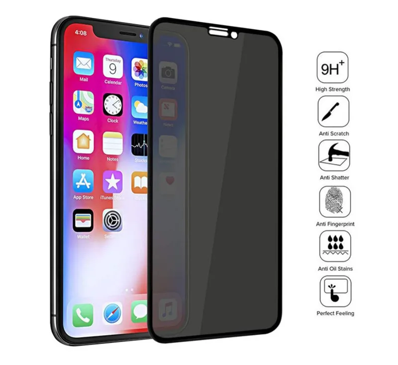 Полноэкранное защитное закаленное стекло для iPhone X XS MAX XR 11 6 7 8 Plus|Защитные стёкла