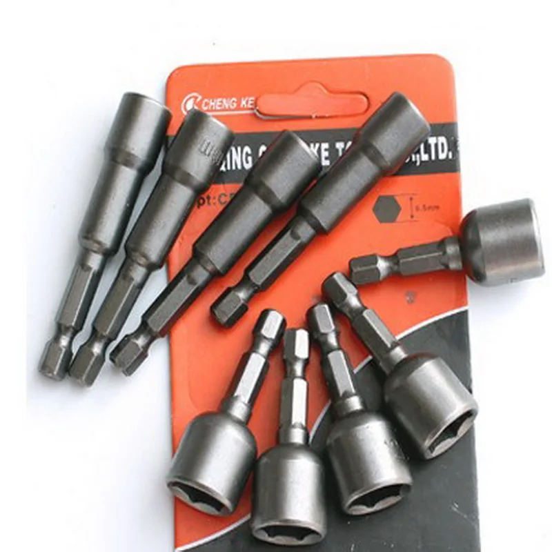Free shpping 1/4" hex 11PC Magnetic sleeve H6,H7,H8,H10,H11,H12,H13,H14,H17,H19 Hexagonal Sleeve,electric sockets 65mm length
Free shpping 1/4" hex 11PC Magnetic sleeve H6,H7,H8,H10,H11,H12,H13,H14,H17,H19 Hexagonal Sleeve,electric sockets 65mm length