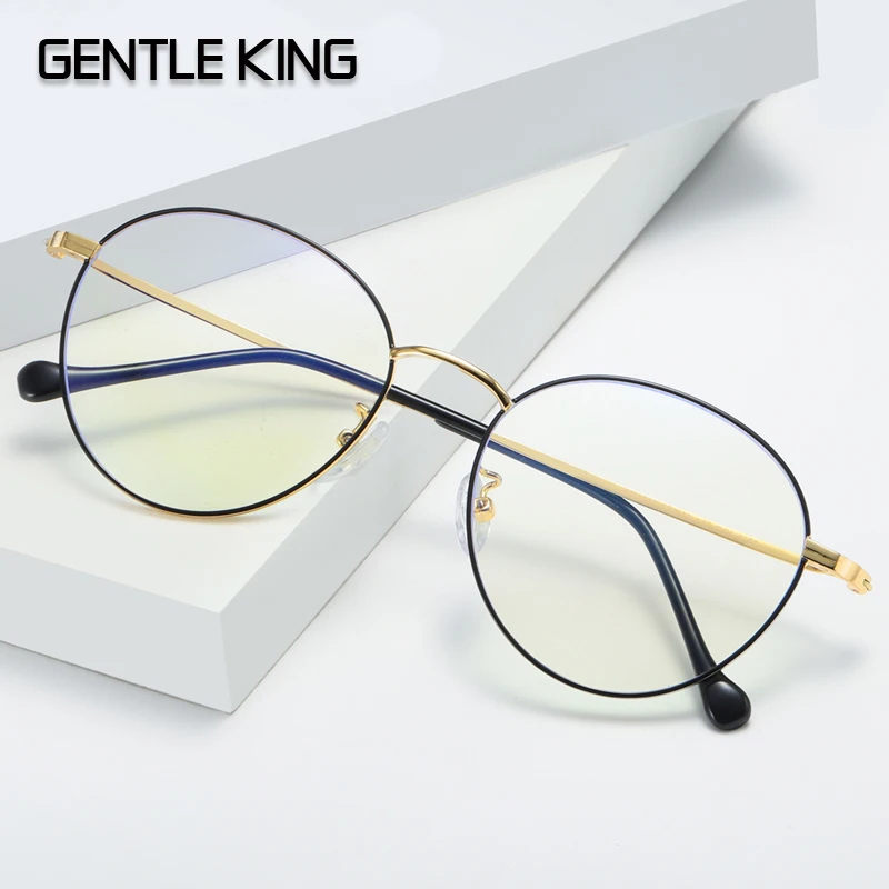 GENTLE KING Anti Blue Light Blocking Glasses Men Women Metal Frame Multilateral Computer Sun Glasses For Man
GENTLE KING Anti Blue Light Blocking Glasses Men Women Metal Frame Multilateral Computer Sun Glasses For Man