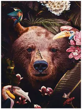 Animals Embroidery Mosaic Craft Bear Full Diamond Painting Kits Crystal Picture Wall Paper Rhinestone Drawing Christmas Gift 
Animals Embroidery Mosaic Craft Bear Full Diamond Painting Kits Crystal Picture Wall Paper Rhinestone Drawing Christmas Gift