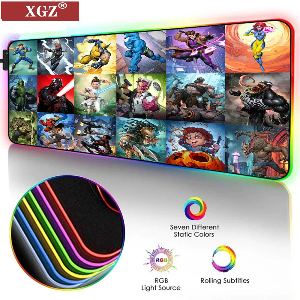 XGZ Monster RGB Large Mouse Pad, LED Rubber Pad for Notebook Computer Peripheral Accessories, Game Console PC Non-slip 400X900X3
XGZ Monster RGB Large Mouse Pad, LED Rubber Pad for Notebook Computer Peripheral Accessories, Game Console PC Non-slip 400X900X3