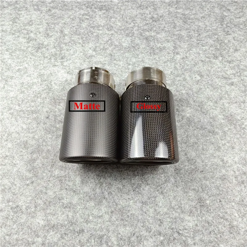 1 Piece Car Styling Exhaust Tail Pipes Glossy Matte Carbon Muffler Tip Tail End Universal Stainless Steel Curly for BMW EXHAUST
1 Piece Car Styling Exhaust Tail Pipes Glossy Matte Carbon Muffler Tip Tail End Universal Stainless Steel Curly for BMW EXHAUST
