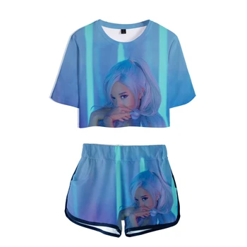 Hot summer Ariana Grande 3D Exposed Navel t shirt+shorts women's two-piece Casual 3D Print Ariana Grande girl's two-piece sets
Hot summer Ariana Grande 3D Exposed Navel t shirt+shorts women's two-piece Casual 3D Print Ariana Grande girl's two-piece sets