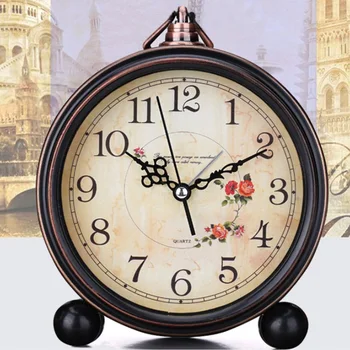Decorative Quartz Glass Lens Roman Numerals European Style Desktop Round Modern Silent Office Alarm Clock Flower Print Retro
Decorative Quartz Glass Lens Roman Numerals European Style Desktop Round Modern Silent Office Alarm Clock Flower Print Retro