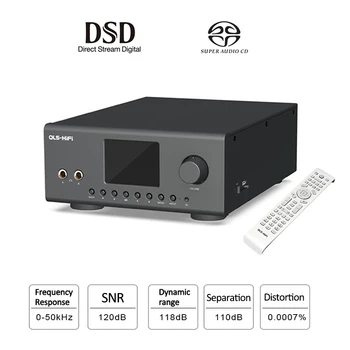 

QLS QA860 hifi Lossless Digital Player AD1955 DAC LME49720+OPA2134 24Bit/192Khz DSD64 Coaxial/optical input FLAC Music Player