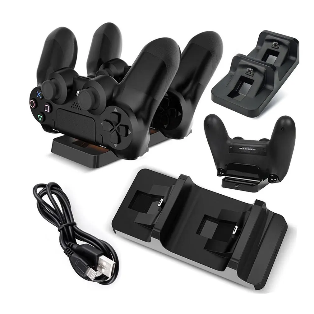 Controller Charger Dock LED Dual USB PS4 Charging Stand Station Cradle for Sony Playstation 4 PS4 / PS4 Pro /PS4 Slim Controller
Controller Charger Dock LED Dual USB PS4 Charging Stand Station Cradle for Sony Playstation 4 PS4 / PS4 Pro /PS4 Slim Controller