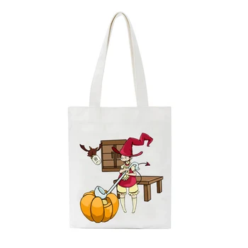 Fashion Ladies Shoulder Bags Women Abstract Halloween Pumpkin Printing Canvas Tote Casual Female Students SchoolGirl HandBags
Fashion Ladies Shoulder Bags Women Abstract Halloween Pumpkin Printing Canvas Tote Casual Female Students SchoolGirl HandBags
