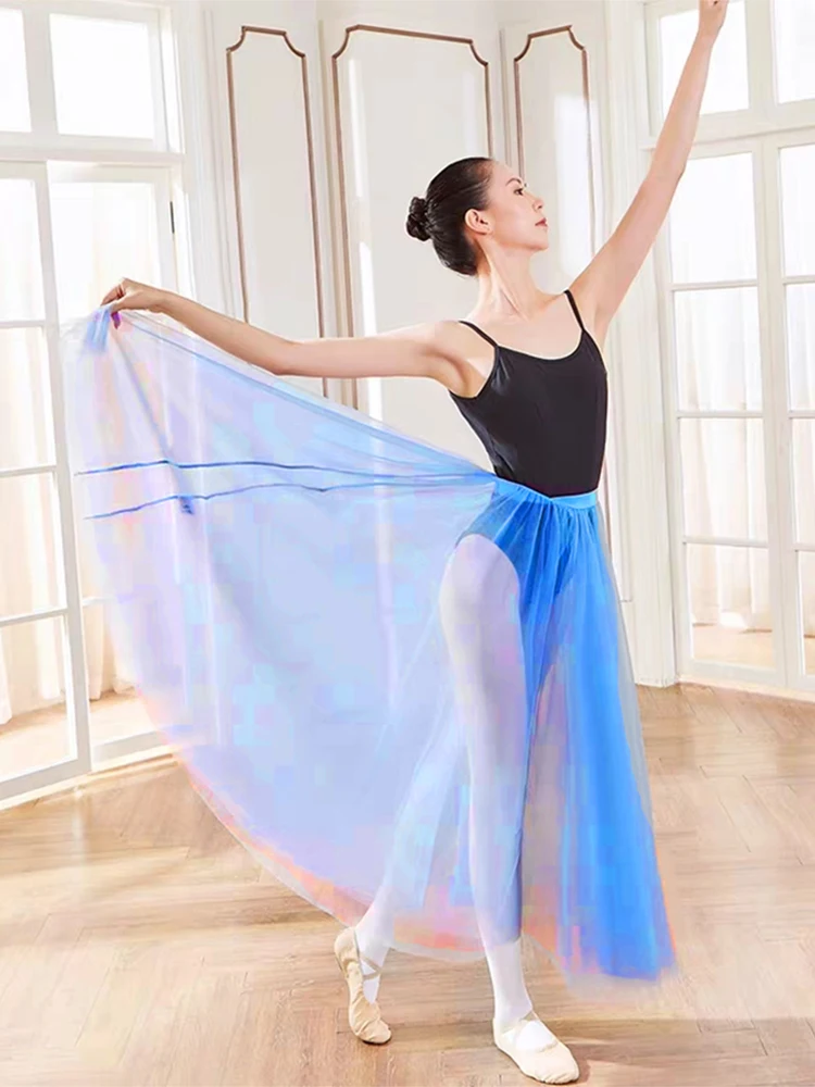 85cm Long Single Layer Ballet Skirt Lake Blue Mesh Adults Ballerina Swan Lake Dance Elastic Waist See Through Tulle Skirts
85cm Long Single Layer Ballet Skirt Lake Blue Mesh Adults Ballerina Swan Lake Dance Elastic Waist See Through Tulle Skirts
