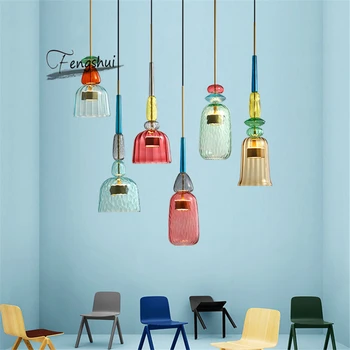 Pendant Lights Lighting Pendant Lamp Restaurant Indoor Decor Macaron LED Glass Bedroom Living Room Interior LOFT Modern Ceramic 
Pendant Lights Lighting Pendant Lamp Restaurant Indoor Decor Macaron LED Glass Bedroom Living Room Interior LOFT Modern Ceramic