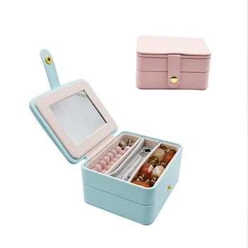 Portable Jewelry Storage Case Ring Pendant Earrings Bracelet Lipstick Display Box With Mirror Factory Pin New
Portable Jewelry Storage Case Ring Pendant Earrings Bracelet Lipstick Display Box With Mirror Factory Pin New