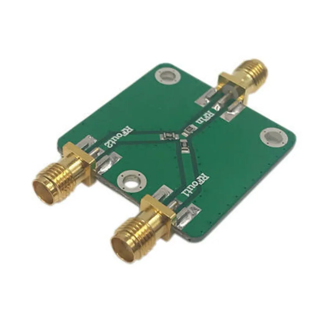 RF Microwave Resistance Power Splitter Module 1 to 2 Combiner SMA DC-5GHz Radio Frequency Divider Green Color
RF Microwave Resistance Power Splitter Module 1 to 2 Combiner SMA DC-5GHz Radio Frequency Divider Green Color