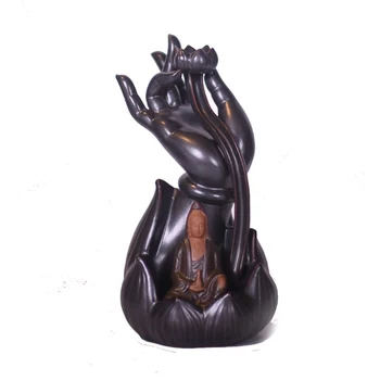 1*Buddha Hand Backflow Incense Burner Holder Ceramic Smoke Waterfall Censer For Study Bedroom Sauna Yoga Room
1*Buddha Hand Backflow Incense Burner Holder Ceramic Smoke Waterfall Censer For Study Bedroom Sauna Yoga Room