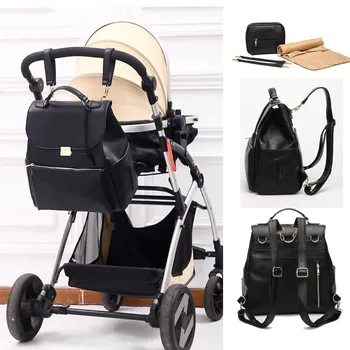 Waterproof Diaper Bag for Mommy Maternal PU Leather Nappy Backpack Baby Infant Organizer Changing Nursing Mom Pram Bag to Care
Waterproof Diaper Bag for Mommy Maternal PU Leather Nappy Backpack Baby Infant Organizer Changing Nursing Mom Pram Bag to Care