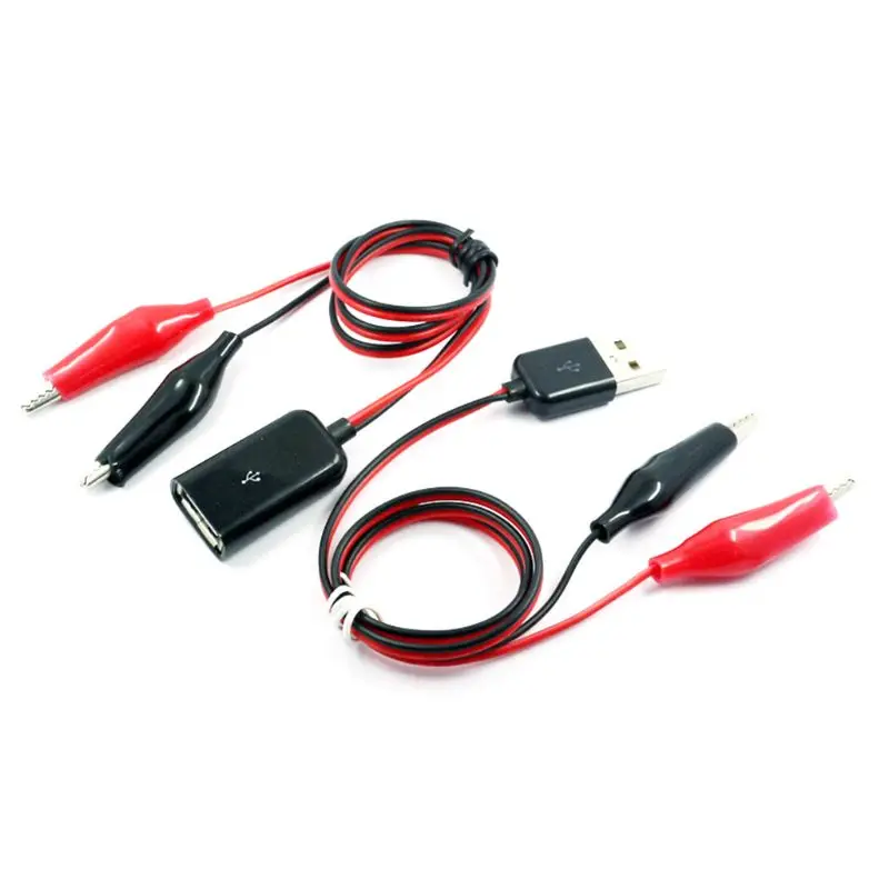 1Pc USB 2.0 Male Female Alligator Clips Crocodile Wire USB Tester Detector DC Voltmeter Ammeter Capacity Power Supply Cable
1Pc USB 2.0 Male Female Alligator Clips Crocodile Wire USB Tester Detector DC Voltmeter Ammeter Capacity Power Supply Cable
