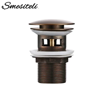 Smesiteli Bathroom Sink Basin Push Down Brass Pop Up Waste With Overflow Hole Click Clack Waste Antique Bronze Unslotted
Smesiteli Bathroom Sink Basin Push Down Brass Pop Up Waste With Overflow Hole Click Clack Waste Antique Bronze Unslotted
