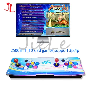 Pandora box 9d 2500 in 1 arcade game console support 3P 4P game usb can connect gamepad Plug and play support 3d game
Pandora box 9d 2500 in 1 arcade game console support 3P 4P game usb can connect gamepad Plug and play support 3d game