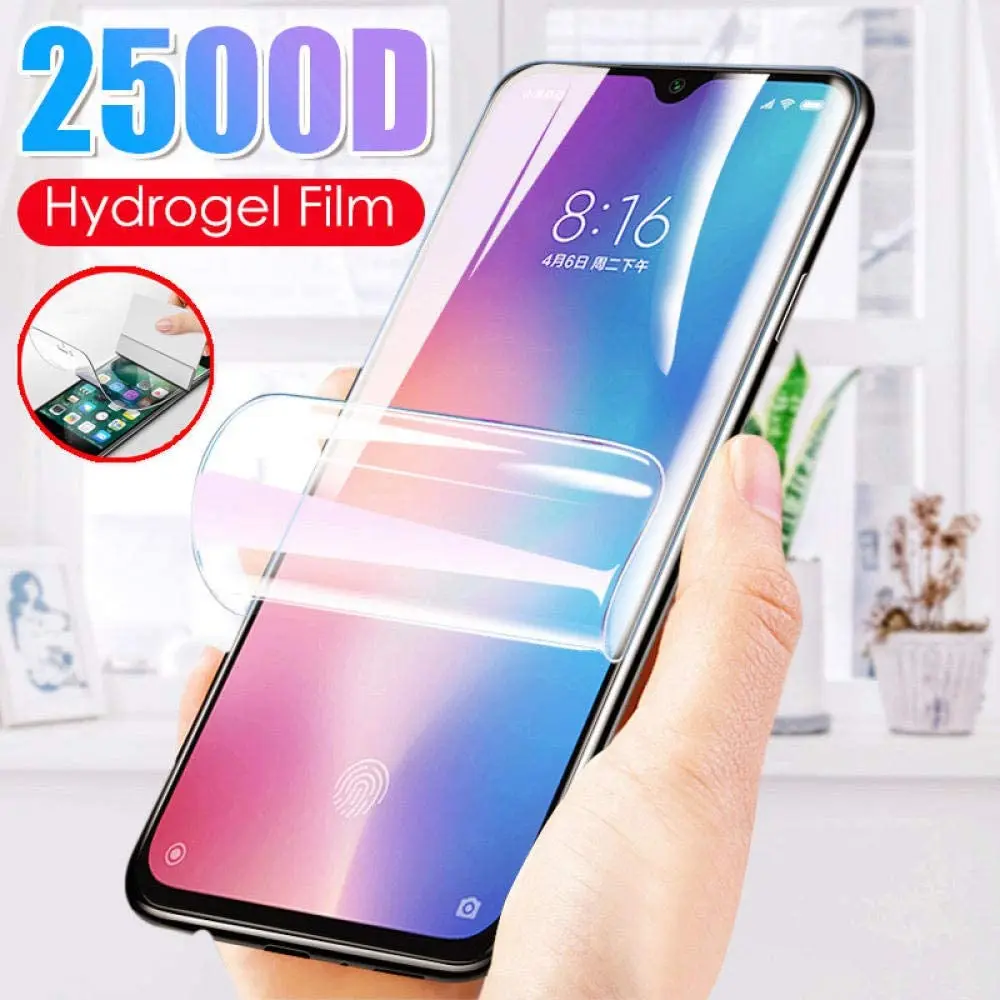 

For Xiaomi Redmi 10X 4G Front Hydrogel Film Screen Protector Ultra Thin Explosion-proof HD Protective Film Not Not Glass