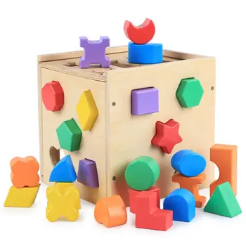 Multi-Holes Intellectual Cube Box Educational Toys For Children Colorful Shape Sorting Geometry Blocks Toy
Multi-Holes Intellectual Cube Box Educational Toys For Children Colorful Shape Sorting Geometry Blocks Toy