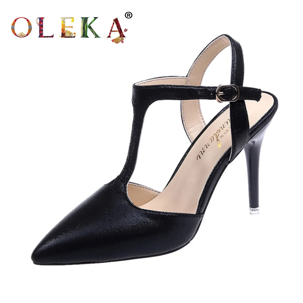 OLEKA Summer T-Strap High Heel Sandals Young Fashion Sexy Style Breathable Pointed Beautiful New Women's Shoes In 2020 AS123
OLEKA Summer T-Strap High Heel Sandals Young Fashion Sexy Style Breathable Pointed Beautiful New Women's Shoes In 2020 AS123