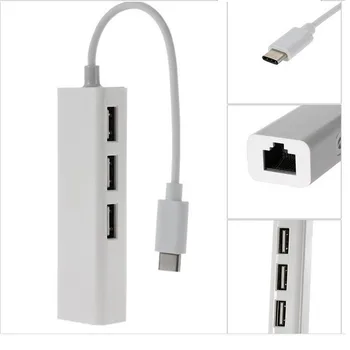 2020 New Type-C 4 in 1 Hub, Type-C to Gigabit Network Interface + 3 USB3.0 Port Hub Expanders
2020 New Type-C 4 in 1 Hub, Type-C to Gigabit Network Interface + 3 USB3.0 Port Hub Expanders