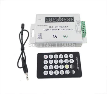 12-24v Intelligent Light sensor and time programmable led controller for single color led strip
12-24v Intelligent Light sensor and time programmable led controller for single color led strip