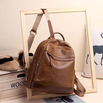 2018 New Style Korean-style Women's Backpack Versatile Trend Large Capacity Pu Soft Leather Backpack Fashion Schoolbag
2018 New Style Korean-style Women's Backpack Versatile Trend Large Capacity Pu Soft Leather Backpack Fashion Schoolbag