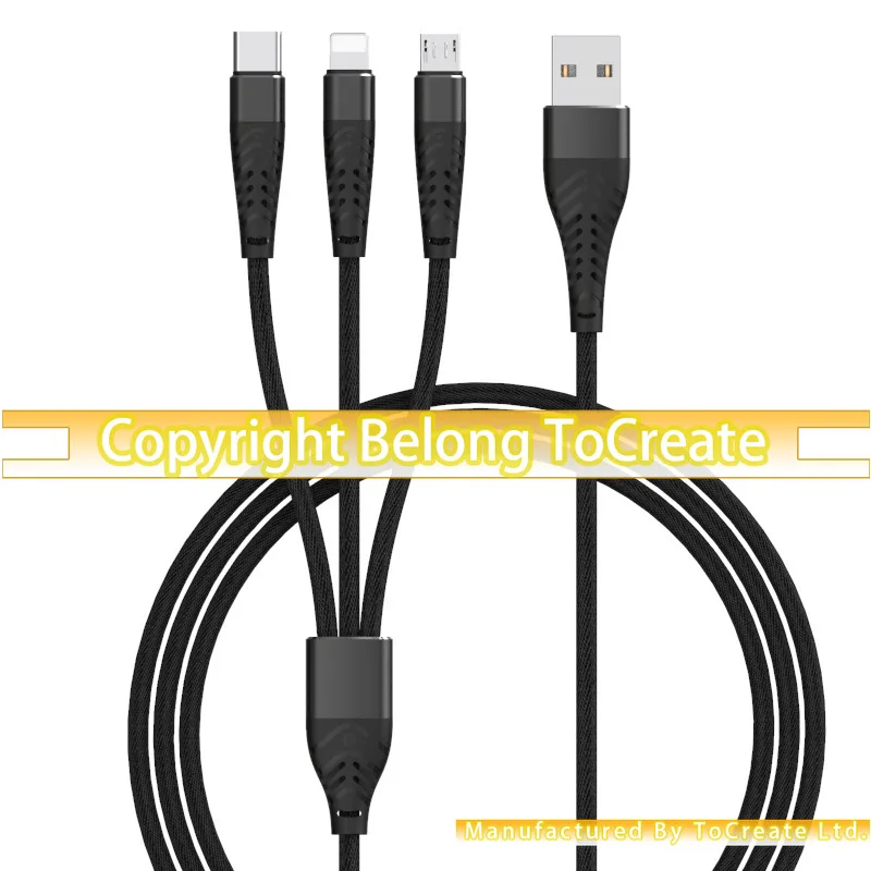 3 in 1 usb cable Type C Micro Nylon USB Cable For iPhone 8 X 7 6 6S Plus iOS 10 9 8 Samsung Nokia USB Fast Charging Cables Cord
3 in 1 usb cable Type C Micro Nylon USB Cable For iPhone 8 X 7 6 6S Plus iOS 10 9 8 Samsung Nokia USB Fast Charging Cables Cord