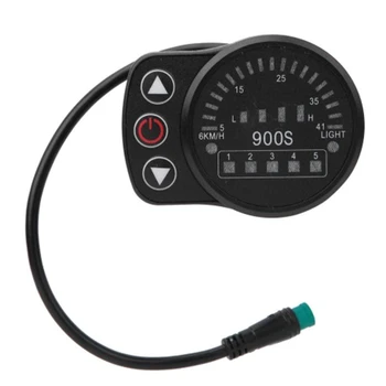 KT-900S E-Bike LED Display Meter Waterproof Connector Display Code Table Universal 24V/36V/48V Electric Bike Intelligent Control
KT-900S E-Bike LED Display Meter Waterproof Connector Display Code Table Universal 24V/36V/48V Electric Bike Intelligent Control