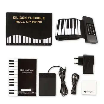 Portable 88-key Folding Hand-rolled Electronic Keyboard Silicone Roll Up Piano Roll Up Piano with Chord
Portable 88-key Folding Hand-rolled Electronic Keyboard Silicone Roll Up Piano Roll Up Piano with Chord