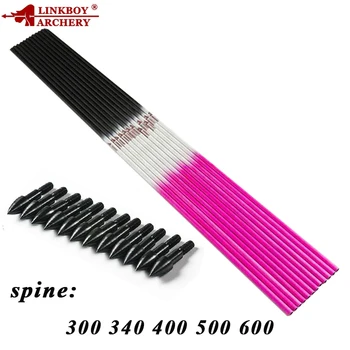 Linkboy Archery 12PCS Carbon Arrows Shaft Sp300-600 ID6.2mm Arrow Point 75gr for DIY Compound Bow Hunting Accessories Archery
Linkboy Archery 12PCS Carbon Arrows Shaft Sp300-600 ID6.2mm Arrow Point 75gr for DIY Compound Bow Hunting Accessories Archery