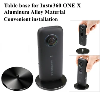 Insta360 One X Table Base Panoramic 360 Camera Holder Aluminum Alloy Fixed Bracket Stabilizer Stand Holder Desktop Mount Support
Insta360 One X Table Base Panoramic 360 Camera Holder Aluminum Alloy Fixed Bracket Stabilizer Stand Holder Desktop Mount Support