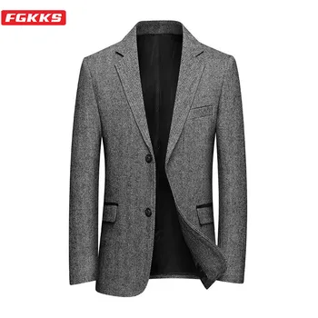 FGKKS Men's Blazer 2020 Autumn Winter New Business Men Casual Suit Jackets High quality Men Formal Male Jacket Coat Brand
FGKKS Men's Blazer 2020 Autumn Winter New Business Men Casual Suit Jackets High quality Men Formal Male Jacket Coat Brand