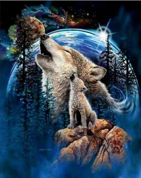 Night Wolf -Animal Counted Cross Stitch Kit Needlework Embroidery Crafts 14ct Unprinted Aida DIY Arts Handmade Home Decor
Night Wolf -Animal Counted Cross Stitch Kit Needlework Embroidery Crafts 14ct Unprinted Aida DIY Arts Handmade Home Decor