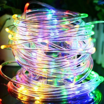 50/100/200leds Solar String Lights IP65 Waterproof Outdoor Rainbow Tube LED Strip for Christmas Tree Wedding Garden Party Decor
50/100/200leds Solar String Lights IP65 Waterproof Outdoor Rainbow Tube LED Strip for Christmas Tree Wedding Garden Party Decor